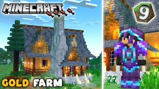 Full Netherite Armor amp Membuat Gold Farm   Minecraft Survival Series Eps09 [upl. by Cheng176]