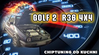 VW GOLF II R36 4x4 idealny sleeper chiptuning od kuchni [upl. by Aldarcie]