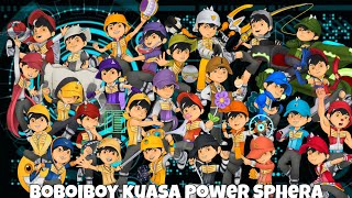 Semua jenis Power Spera dan ft boboiboy powers [upl. by Ezar202]