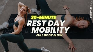 30 Min Mobility Flow  BeginnerFriendly Slow amp Gentle  Full Body Rest Day Routine  No Repeats [upl. by Hayley]