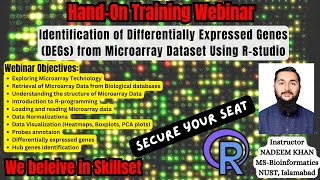 Microarray Data Analysis  Webinar  RProgramming  Enroll Yourself  English  Hindi [upl. by Tanaka528]