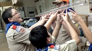 Scouting America Team Building Opportunity  Helium Stick [upl. by Lednor]