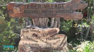 Knysna Woodworkers Festival 2012  Timber Village Woodworkers Show [upl. by Dnomyaw424]