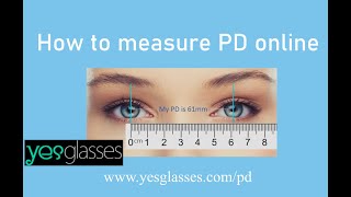 How to Measure Your PD Pupillary Distance Online For Free  Yesglasses [upl. by Sage]