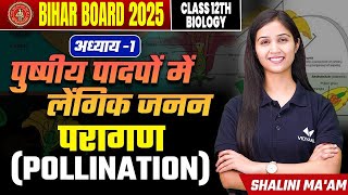 Pollination L4  Sexual Reproduction in Flowering Plants  Class 12th Biology Bihar Board [upl. by Meeharb]