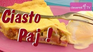 Ciasto Paj przepis z Rabarbarem  DeserekTV [upl. by Eniluqcaj855]