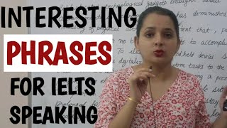 Ielts Speaking Phrases  Useful Phrases For Ielts Speaking  Ielts Speaking Vocabulary [upl. by Aryk]