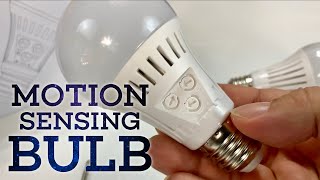 Motion Sensor LED Light Bulbs Review [upl. by Feerahs]