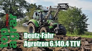 DeutzFahr Agrotron 61404 TTV  test ciagników 120 KM  top agrar [upl. by Nylarad136]