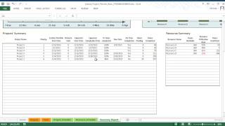 Project Planner Basic Excel Template  Part 3  ProjectPlan [upl. by Bisset366]