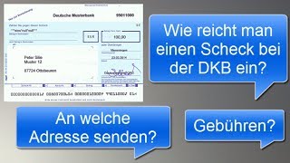 Verrechnungsscheck So wird er bei der DKB eingelöst [upl. by Trubow]