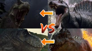 Spinosaurus vs Indominus Rex Who Defeated The TRex Better [upl. by Charie20]