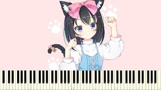 Learn To Meow 小潘潘  學貓叫  Học mèo kêu  Piano Tutorial [upl. by Eidaj]