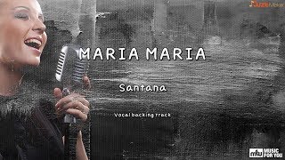 MARIA MARIA  Santana Instrumental amp Lyrics [upl. by Esele]