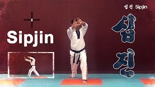 WT Taekwondo Black Belt Poomsae Sipjin  품새 십진  TaekwonWoo [upl. by Kwang]