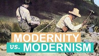 The Difference between Modernity amp Modernism  Art Terms  LittleArtTalks [upl. by Retnyw]