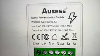 Hard Reset Aubess Tuya 16A Smart Switch [upl. by Ainoyek603]