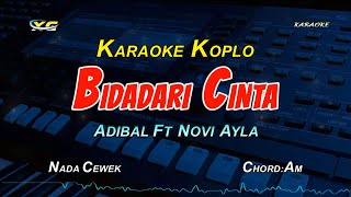 BIDADARI CINTA KARAOKE KOPLO NADA CEWEK WANITA SOLO  ADIBAL FT NOVI AYLA YAMAHA PSR  S 775 [upl. by Aihsoek]