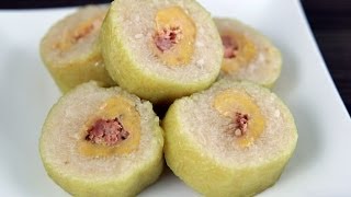 Bánh Tét  Vietnamese Cylindrical Sticky Rice Cake  Helens Recipes [upl. by Siraval295]