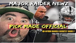 RAIDERS ALREADY DRAFTED JAYDEN DANIELS PROOF  CRUNK JACK JONES VS PATRIOTS DRAMA  CARR RISES [upl. by Katushka643]