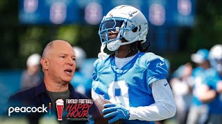 Jameson Williams to see open opportunities with Lions  Fantasy Football Happy Hour  NFL on NBC [upl. by Ainevul]