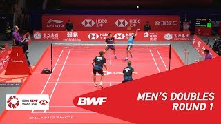 R1  MD  GIDEONSUKAMULJO INA vs ASTRUPRASMUSSEN DEN  BWF 2018 [upl. by Aicia278]