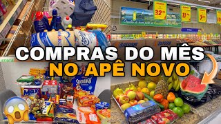 PRIMEIRA COMPRA DO MÊS PARA O APARTAMENTO NOVO  COM VALORES  FEIRA DA SEMANA [upl. by Dej899]