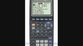 How to calculate Standard Deviation with TI Graphing Calculator [upl. by Dranyer]