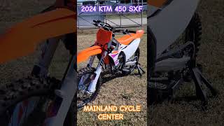 2024 KTM 450 SXF WALKAROUND 450 dirtbike offroad motocross readytorace orange [upl. by Amal]