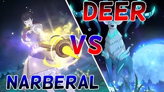 NARBERAL GAMMA VS DEER INSANE DAMAGE FROM EVERYONE  The Seven Deadly Sins Grand Cross [upl. by Kronfeld684]