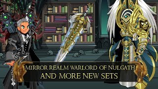 AQW New Mirror Realm Warlord Of Nulgath Set  Abyssal Shadowborn Set  And More [upl. by Hassin]