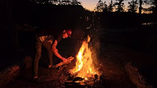 Alone in Temagami  Fall Solo Camping [upl. by Marola142]