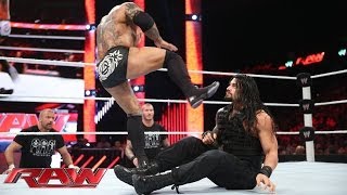 Roman Reigns vs Batista Raw May 12 2014 [upl. by Viv]