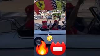 Charles Leclerc’s 2024 Monza Win Sparks Wild Celebrations in Maranello Streets [upl. by Sellihca]