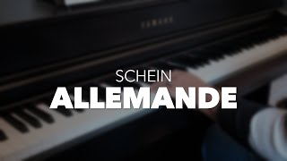 Allemande Schein 🎵 Piano [upl. by Sackman289]