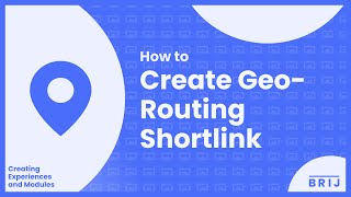 How to Create Geo Routing Shortlink [upl. by Yeldar]