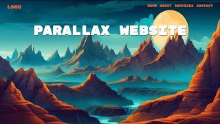 Best Optical Illusion For Your Website  The Parallax Effect  HTML amp CSS [upl. by Cock]