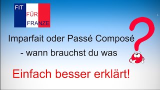 تعلم اللغة الفرنسيةPassé composé ou lmparfait الماضي المركب أو الماضي الناقص؟ [upl. by Marjorie]