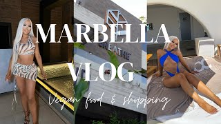 MARBELLA VLOG  ☀️🕶️ NOBU amp SHOPPING 🛍️ 🍱 [upl. by Brout]