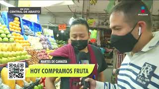 Así los precios algunas frutas en la Central de Abasto de la CDMX  Noticias con Francisco Zea [upl. by Morganica]