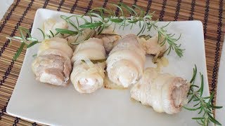 INVOLTINI DI PETTO DI POLLO E PANCETTA [upl. by Ylrac220]