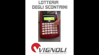 Lotteria degli Scontrini su Registratore di Cassa Telematico DTR DPalm  Tutorial [upl. by Park551]