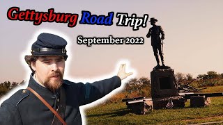 The Ultimate Gettysburg Battlefield Roadtrip  September 2022 [upl. by Chandos]