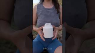 Survival skills how to use toilet paper properly 🧻 survival hack camping diy [upl. by Sheedy]