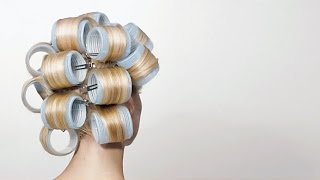 Des rouleaux de cheveux  Une base simple Avoir du volume [upl. by Nanahs]