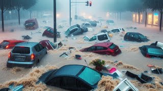 Inondation Lourdes en direct  France hit by flash floods after heavy rain storm [upl. by Mok]