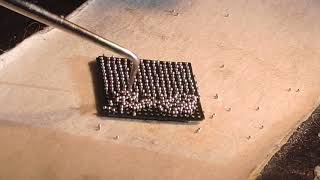 BGA reballing and soldering Xilinx IC How to reball without BGA stencil [upl. by Germano895]