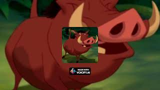 Pumbaa  Stand By Me AI Cover  The Lion King Timon and Pumbaa [upl. by Augusta]