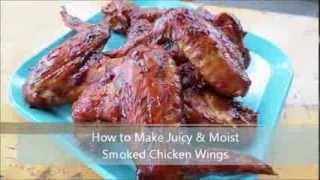 How to Smoke Chicken Wings  Masterbuilt Electric Smoker [upl. by Oigimer]