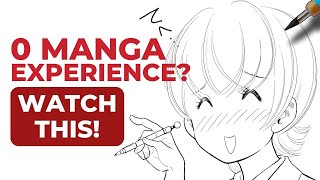 How to Draw your FIRST Manga with NO Experience  Total Beginner Manga Tutorial [upl. by Notac]